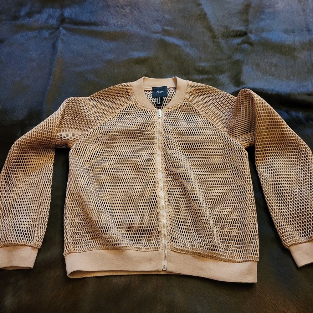 Rose Gold Bomber Jacket